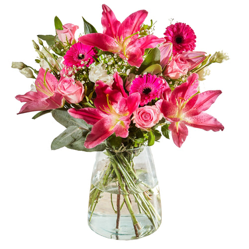 Blooming Blush Bouquet, bouquet for local flower delivery in the United Kingdom
