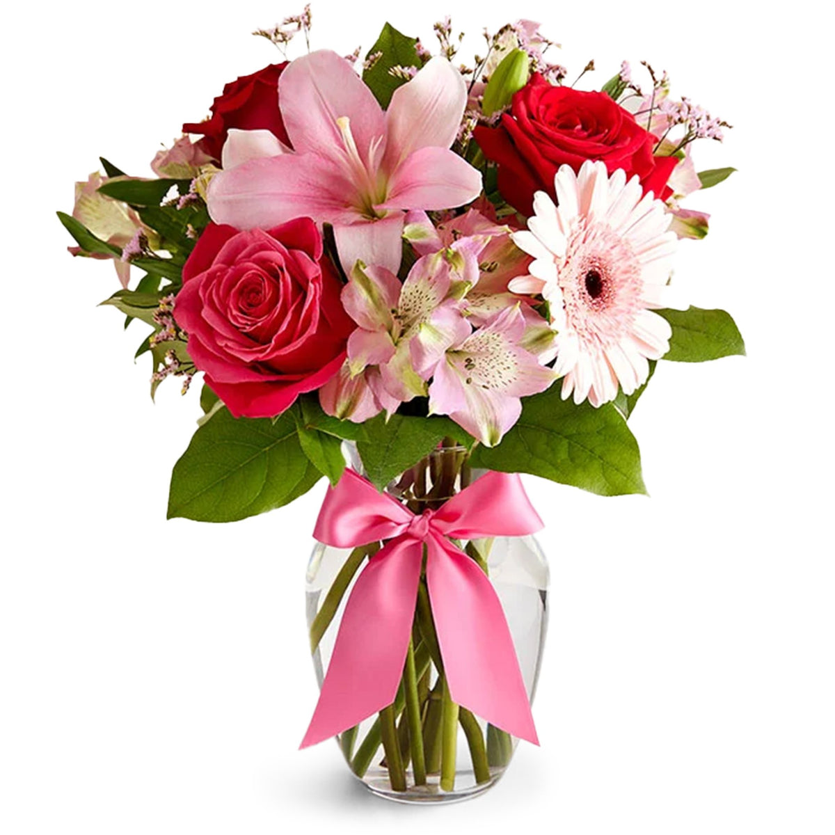 Blushing Lily Petals Bouquet fresh flowers for delivery in the United States