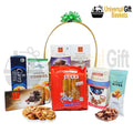 UNIVERSAL gift baskets Costa Rica cookies, chocolates, and pretzels