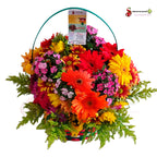 Love and Friendship Flower Basket fresh floral arrangement